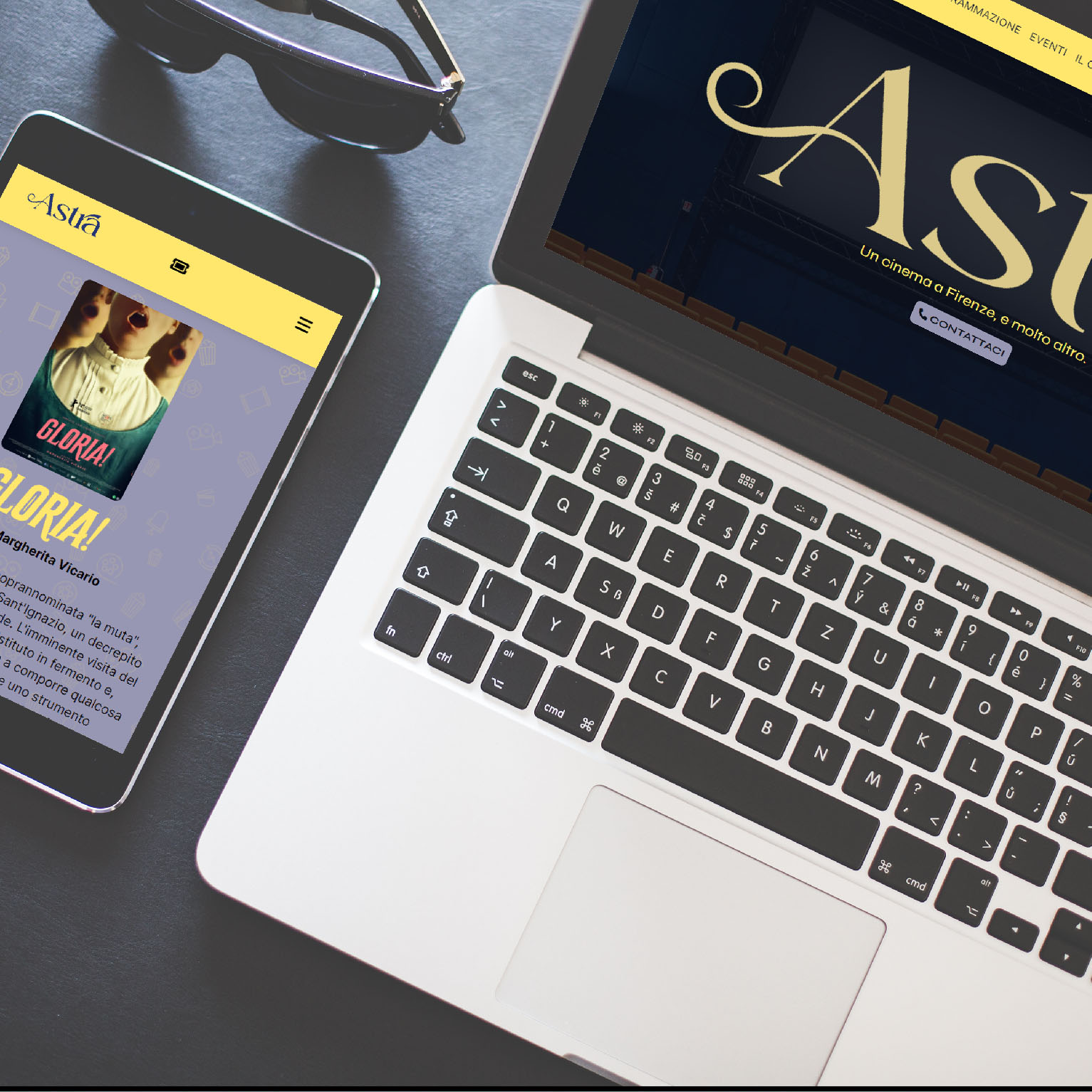 New Cinema Astra's website