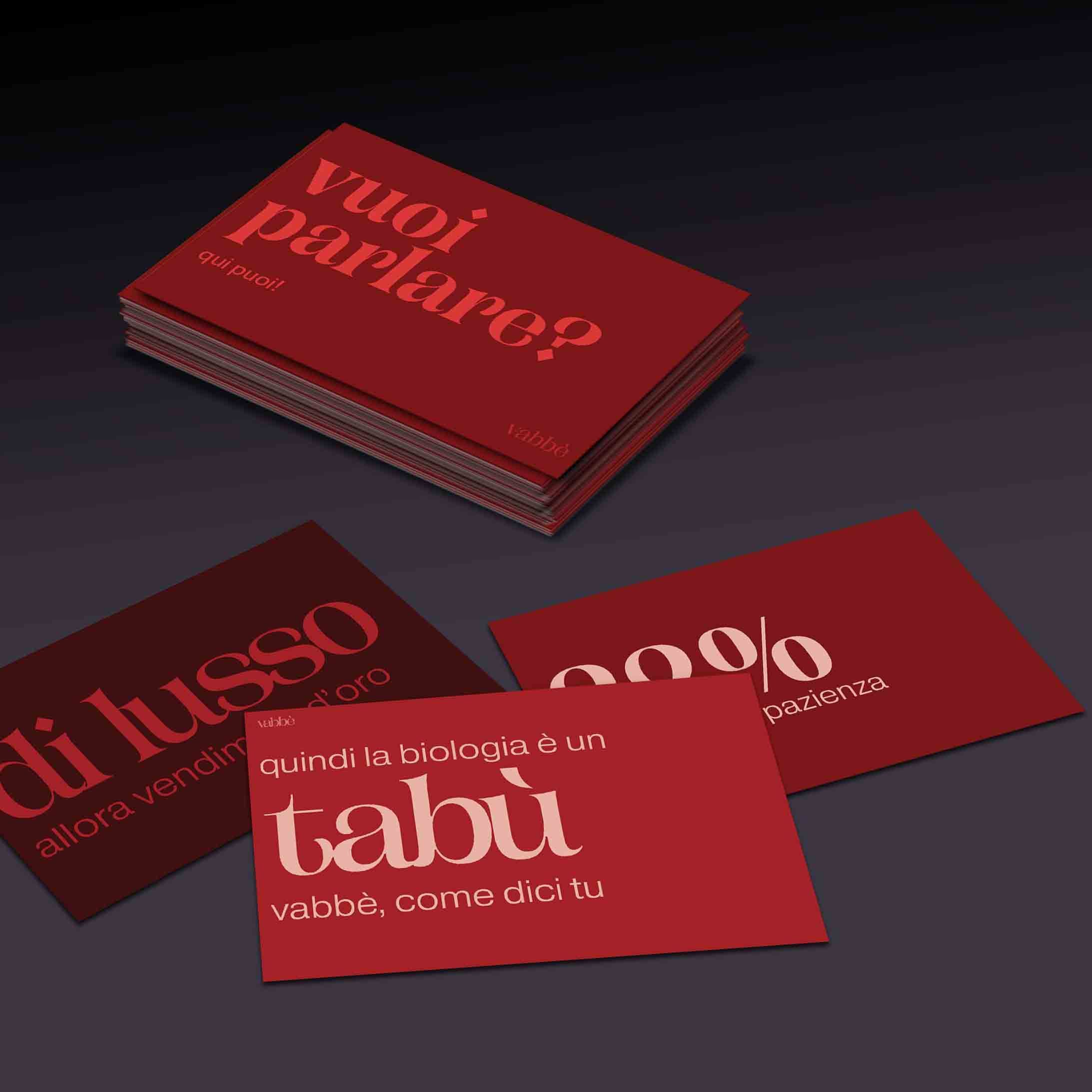 Cards for Il Festival del Ciclo Mestruale